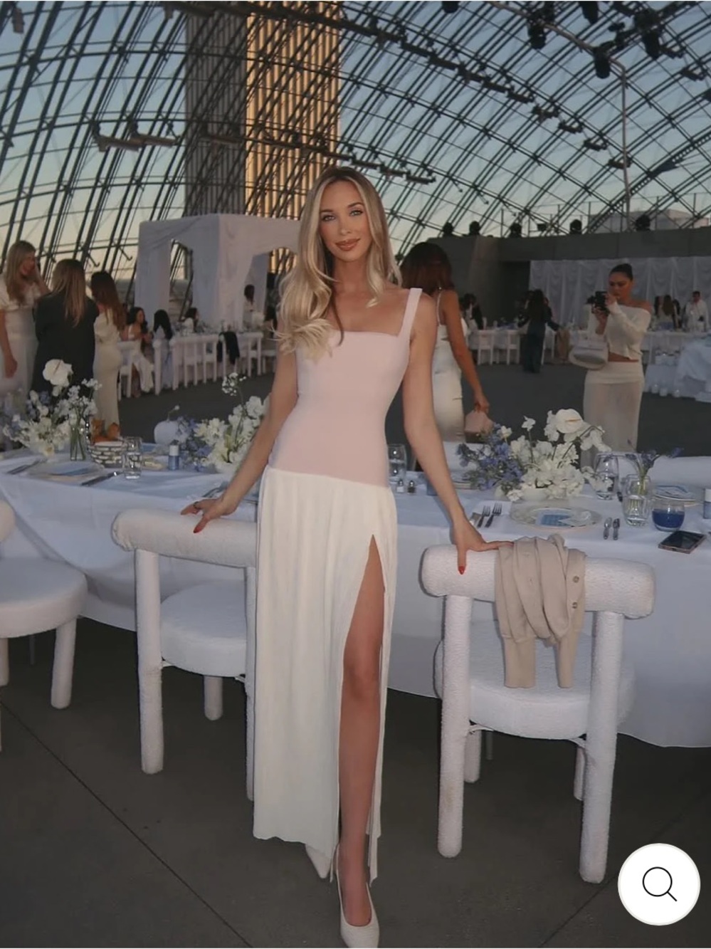 Nookie gown with slit!